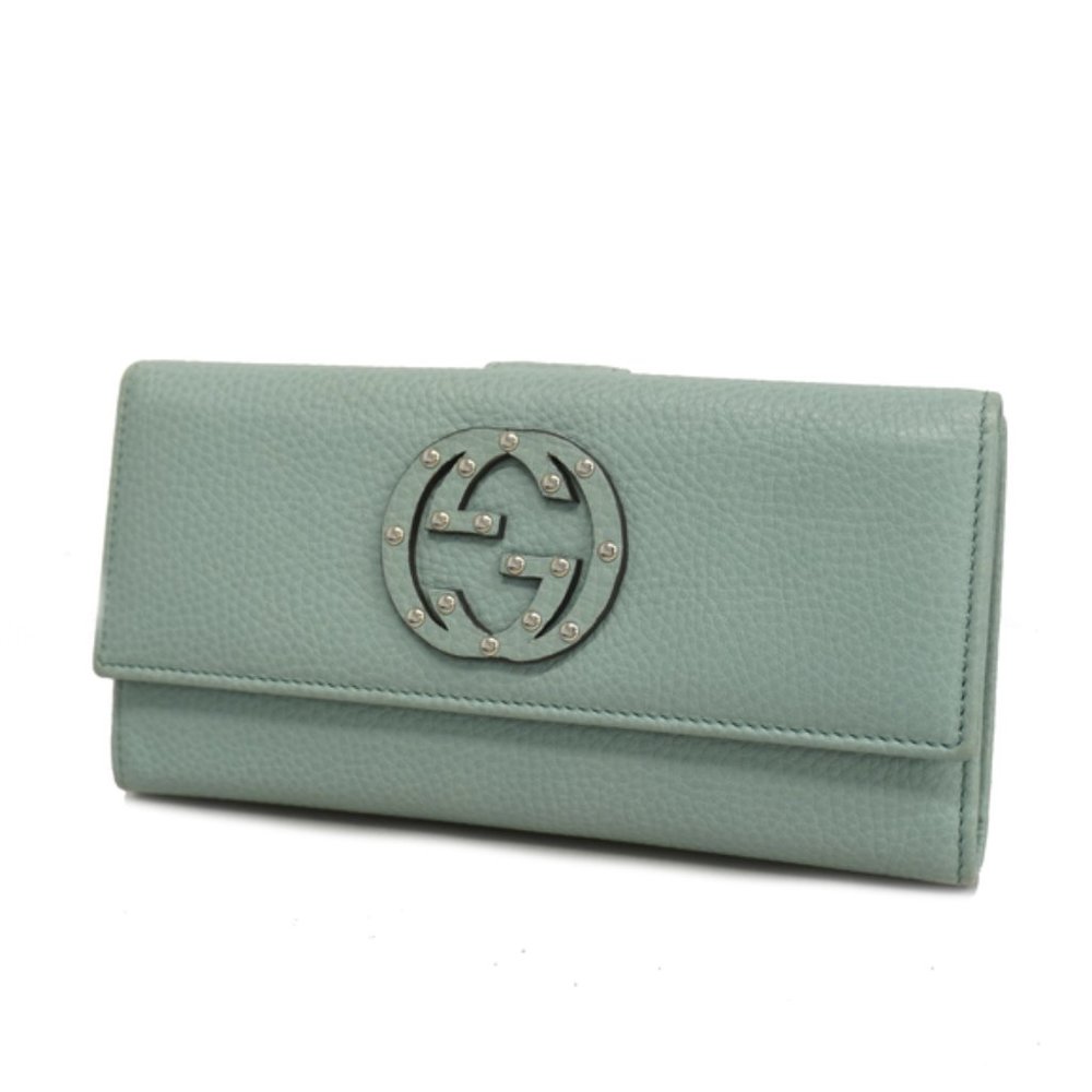 Auth Gucci Interlocking G Silver Metal Fittings 2… - image 1